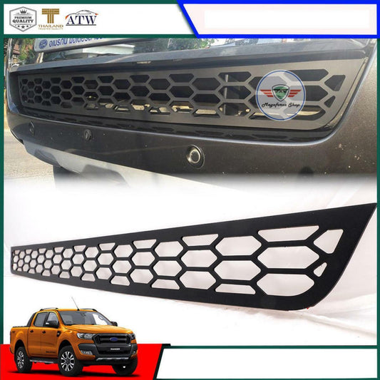 Black Bumper net Lower Grille Grill Insert 2015-17 Ford Ranger T6 Wildtrak Xlt