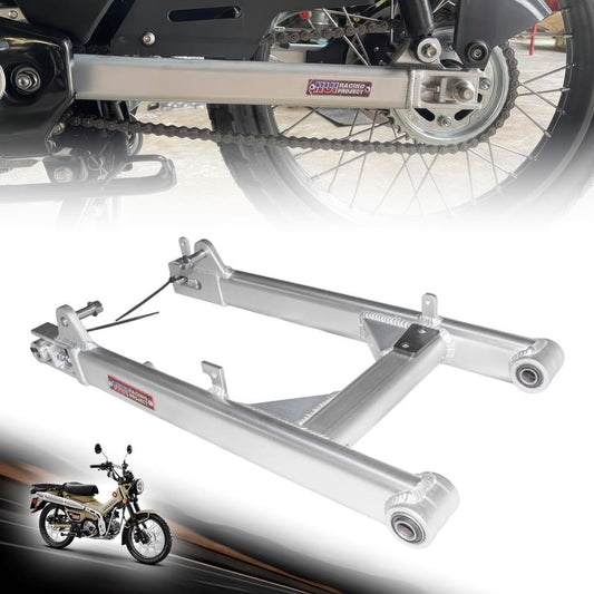 Aluminum Swing Arm Extended Silver For Honda CT125 Trail Hunter Cub Motorcycle
