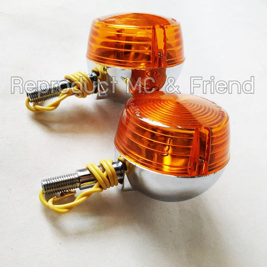 2x Front Winker Signal 6V. For Suzuki AC50 AS50 A50 A80 A90 A100 AC100 AS100
