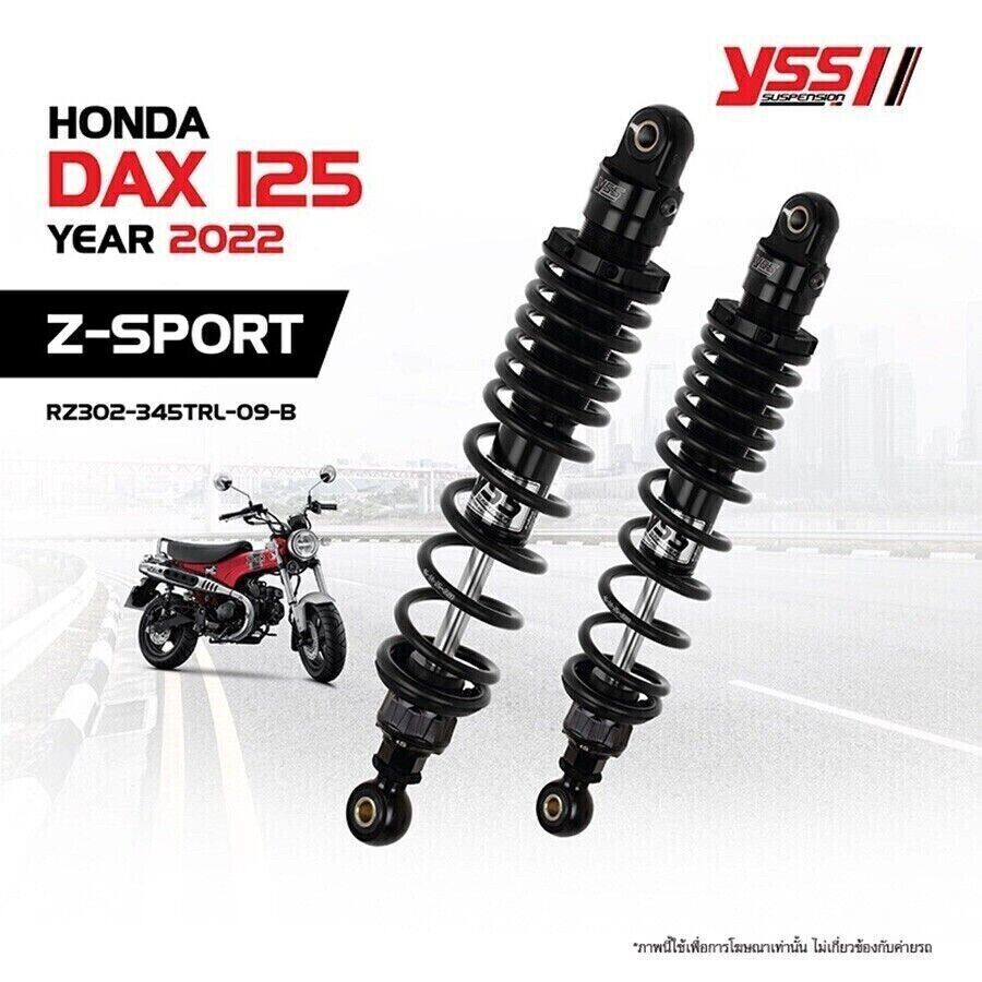 YSS SHOCK GAS ABSORBER Z-SPORT HONDA DAX 125 YEAR 2022 CLASSIC RZ302-345TRL-09-B