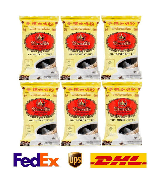 6xChatramue Thai Mixed Coffee Thai Original coffee mellow, intense Beverage Thai