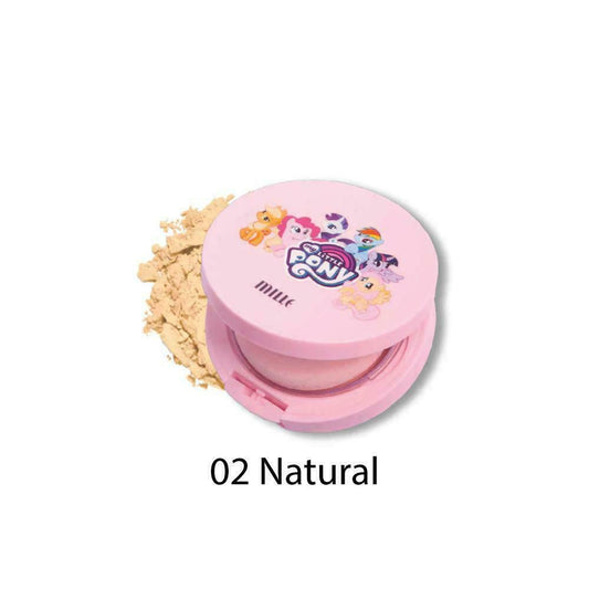 Mille x My Little Pony Magic Matte 2 Ways Powder #02 Natural SPF22 PA++ 11 g