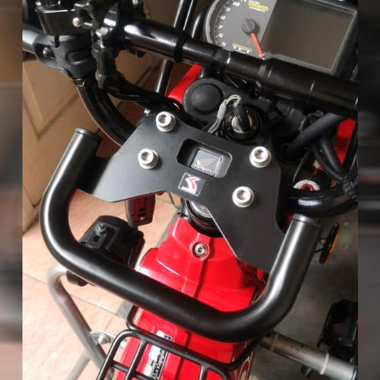 Multi Purpose Bar Phone GPS Black For Honda Trail CT125 Hunter Cub Kitaco 20-22