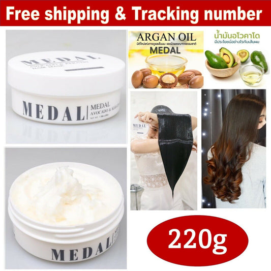 MEDAL AVOCADO KERATIN Mask Hair Treatment Repairs Seconds Damage Hair 220g