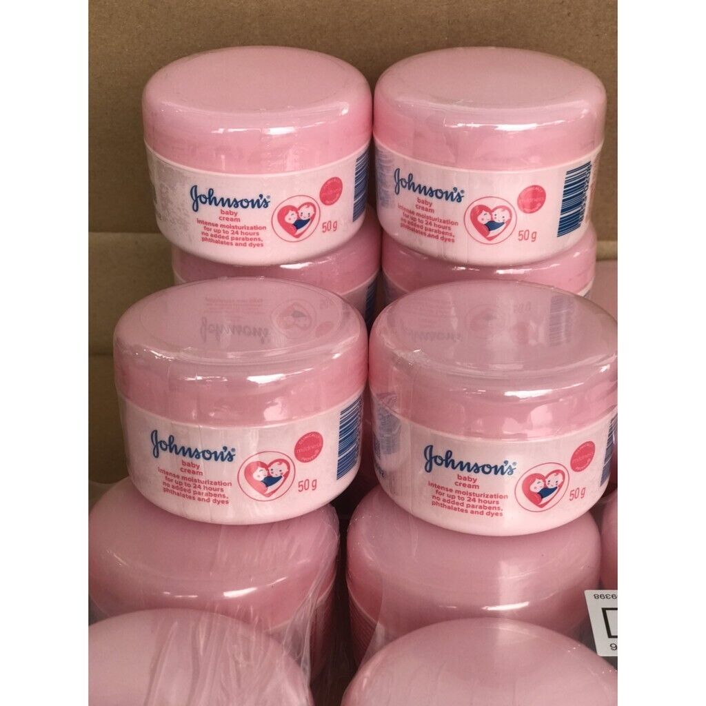 2x Johnson's Baby Cream for Body Face Moisturizing Nourish Mild Gentle Skin 50g