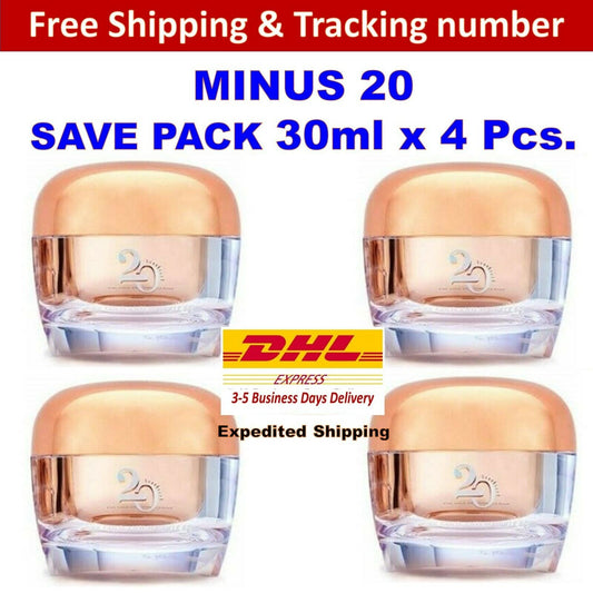 4x Minus20 Pink Gold Anti-Aging Wrinkle Bomb Early Signs of Aging 24K Extract