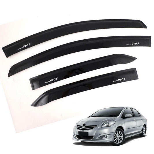 Doors Visor Windshield Wind Deflector Weather Guard For Toyota Vios 2007-11