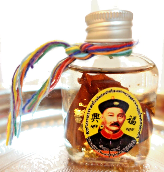 Win Gambling Amulet Magic Oil Yi Ko Hong Luck Fortune God of Wealth Talisman