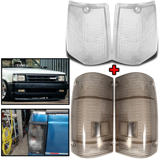 Corner Light Clear Lens Tail Lamp Smoke Lens For Mazda B2000 B2200 B2600 1985-98