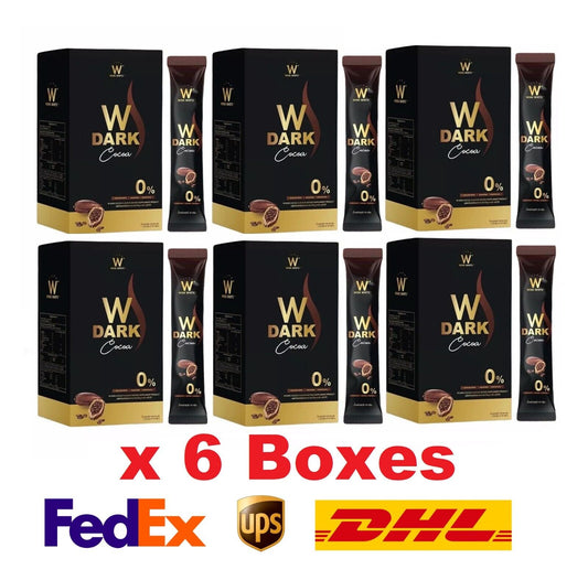 6x Dark Choco Wink White Instant Drink Weight Management Control Healthy Diet