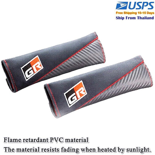 Seat Belt Shoulder Cover Pad For Toyota Car Cushion Safety Harness Strap 2pcs