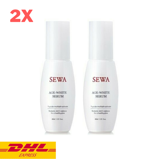 2x SEWA Age White Serum Brightening Rejuvenating Restores Youthful Radiance 40ml
