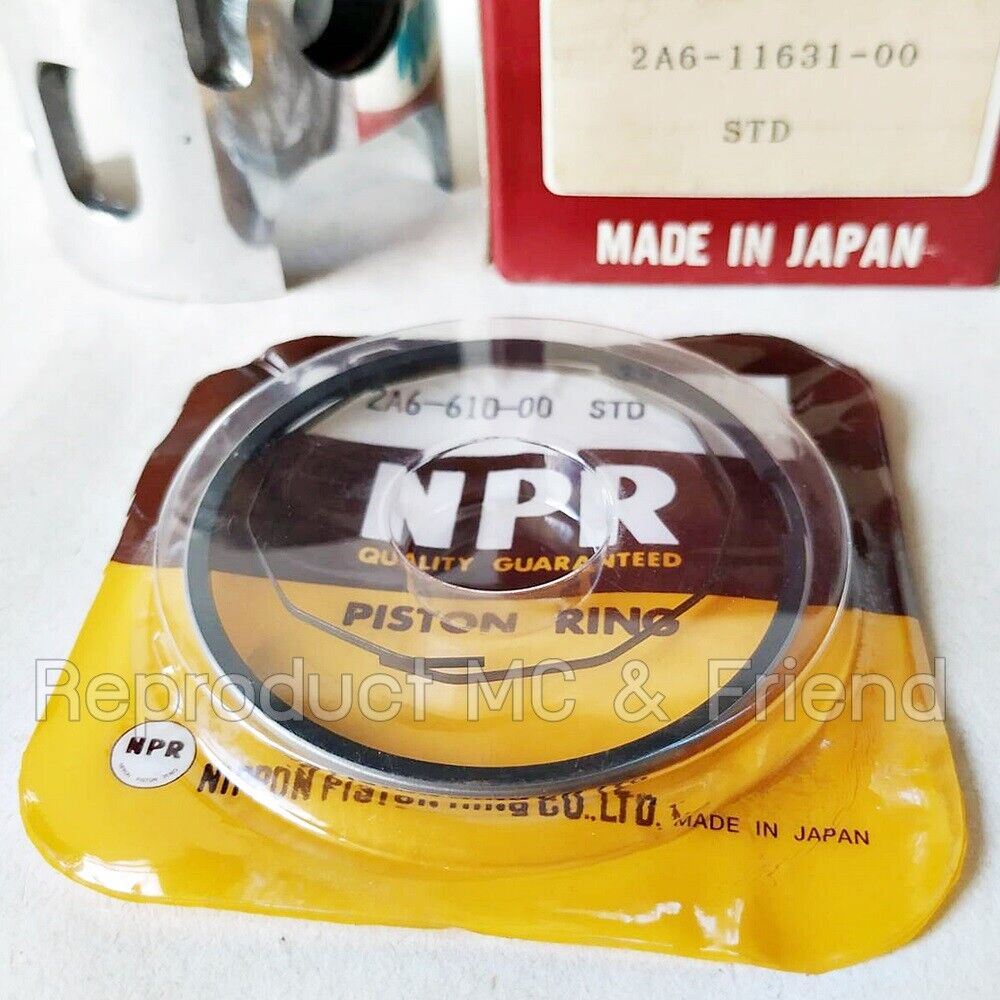 Yamaha DT125 (1978 - 1981) Piston & Ring Set Size STD (Diameter=56.00mm.) Japan