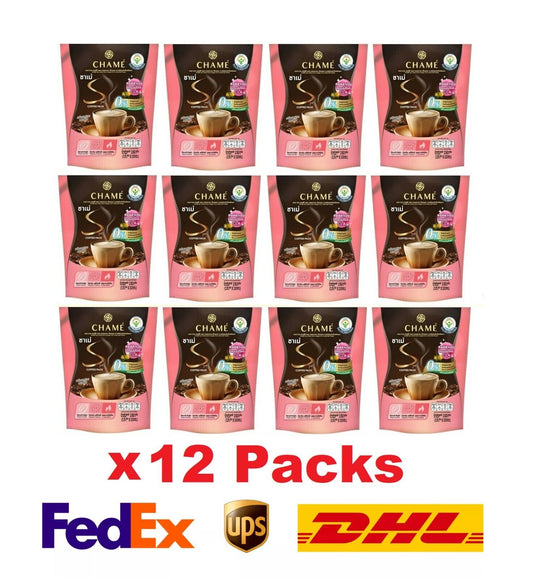 12xChame Sye Instant Coffee Tripeptide Collagen Weight Control Skin Aging Bright