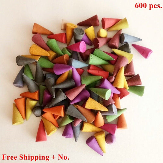 Backflow Incense Burner Mixed Flower Flavor Smoke Bullet Cone Aroma Natural Cone