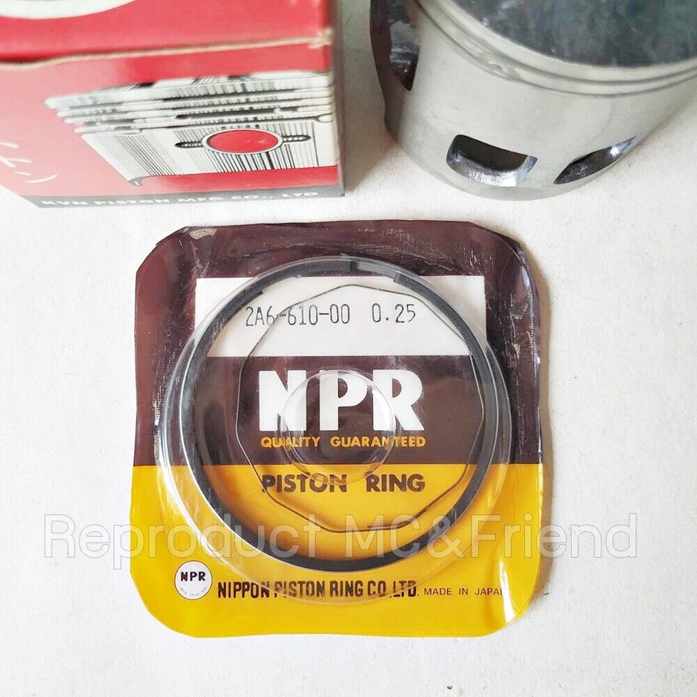 Yamaha DT125 (1978 - 1981) Piston & Ring Set Oversize 0.25 (Diameter = 56.25mm.)