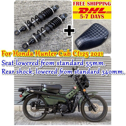 P1 For Honda Hunter Trail Ct125 Shorter Set Seat and Rear Shock Honda Cub 2021