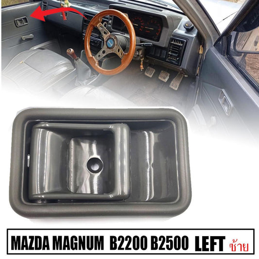 LEFT Inner Interior Door Handle Gray For Mazda B2000 B2200 B2600 Pickup 1985-98