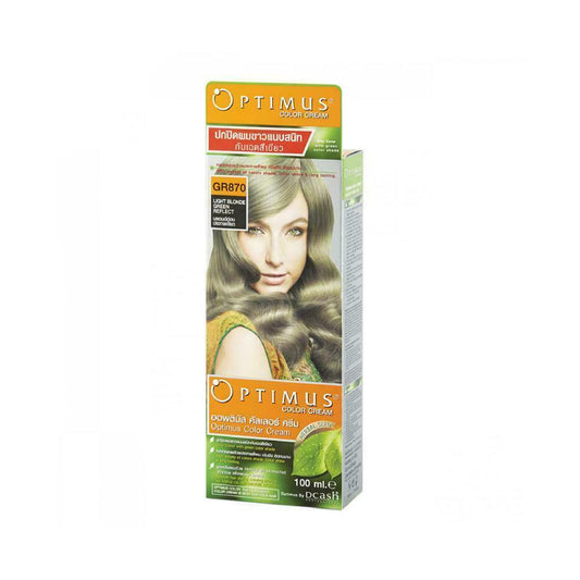 OPTIMUS Color Cream Gray Cover GR870 Light Blonde Green Reflect 100 ml