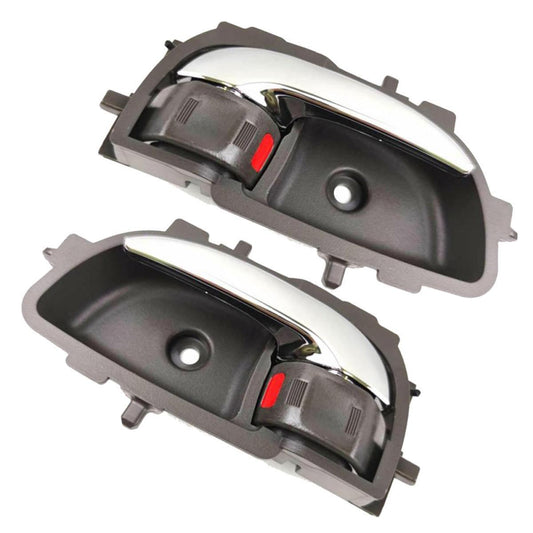 Black Chrome Inner Door Handle Pair LR FIT Toyota Vios Sedan 2007-2012 NCP93