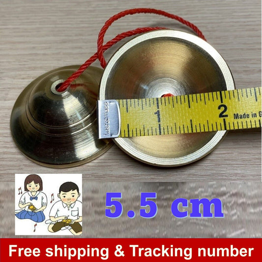 5.5 cm Rock Cymbals Brass Thai Instrument Standard Sounds