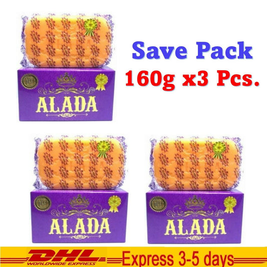 3x ALADA Soap Authentic 100%Naturals Nourishing & Moisturizing Natural extract