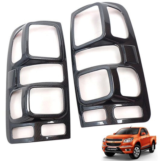 Tail Lamp Light Cover Carbon Fit Chevrolet Colorado 2012-2016 RG Z71