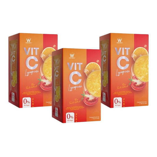 3x Wink White Vit C Lycopene Powder Drink Reduce Dark Spots Brightening Skin