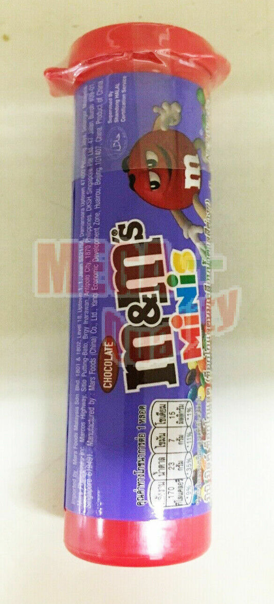 M and M Minis Tubes Milk chocolate mini Assorted color 35gm