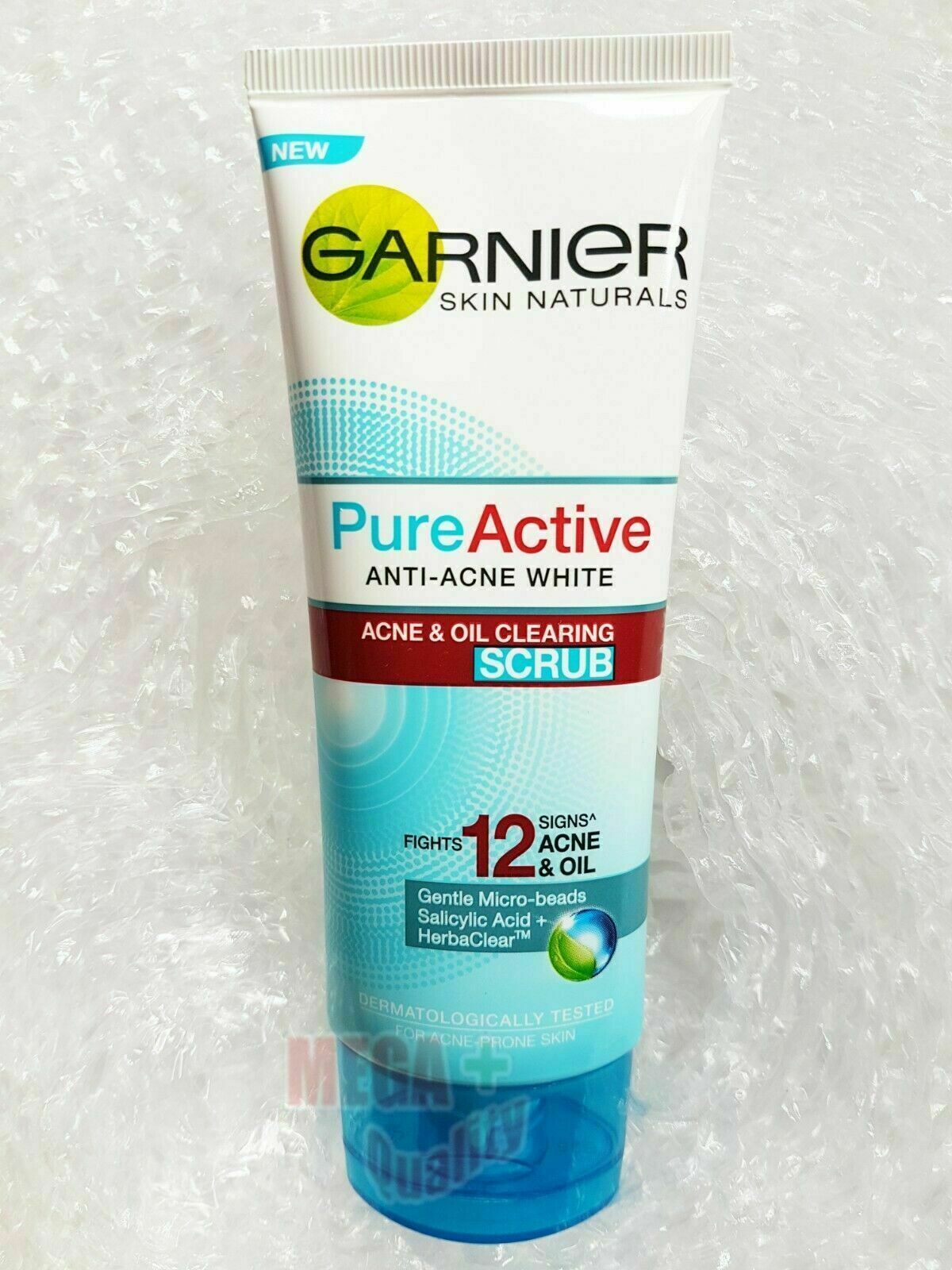 2 x Garnier Skin Naturals Pure Active ANTI-ACNE WHITE OIL CLEARING FOAM 100ml
