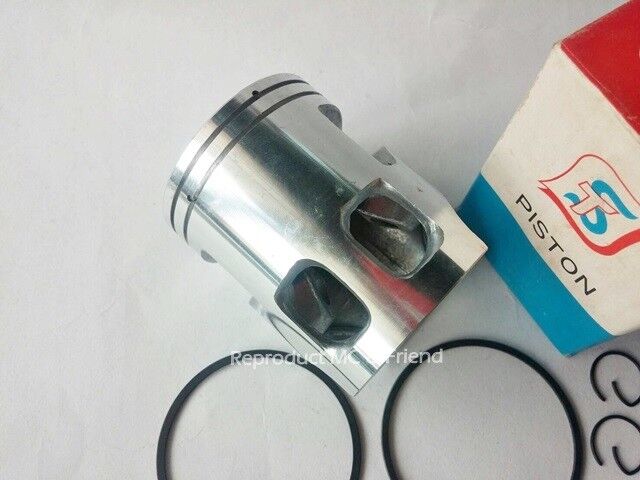 Yamaha RX100 Piston+Ring+Pin+Clips Set Size Oversize 1.00 (Diameter = 53.00mm.)