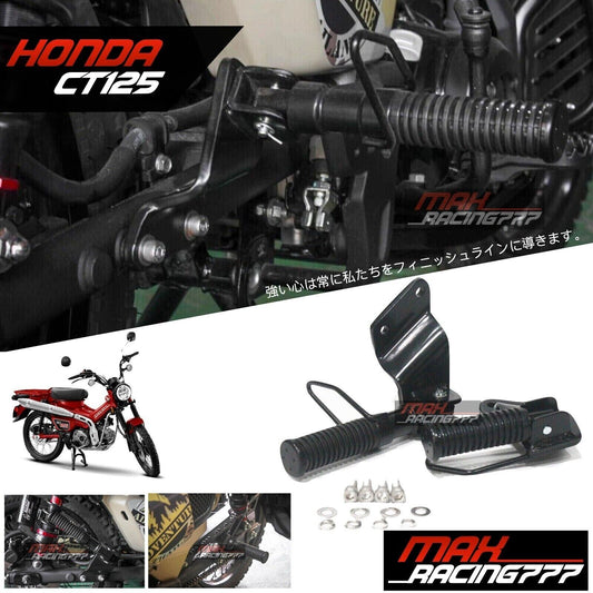 Rear Footrest Passenger Rest Foot Pegs Fit Honda 20-22 CT125 Trail Hunter Cub