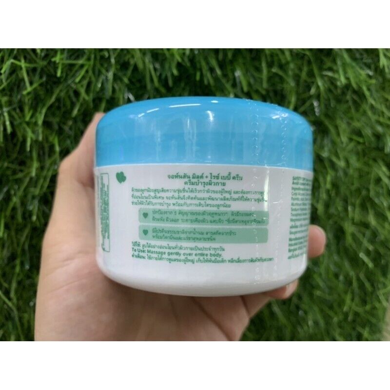 6x Johnson's Milk Rice Baby Cream for Sensitive Skin Moisturizing Nourish 100g