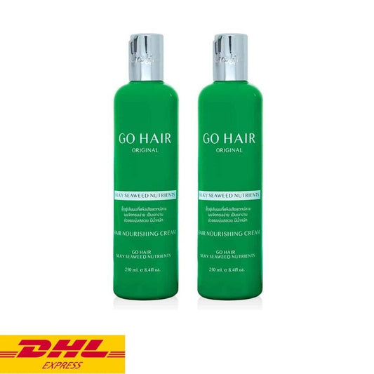 2x Go Hair Silky Seaweed Hair Treatment Nourishing Cream for Dry Damage 250 ml