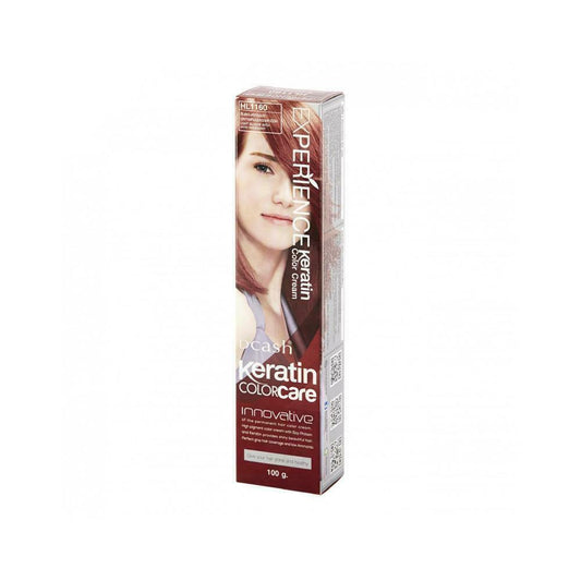 Dcash Experience Keratin Color Cream HL1160 Light Blonde with Dark Mahogany 100g