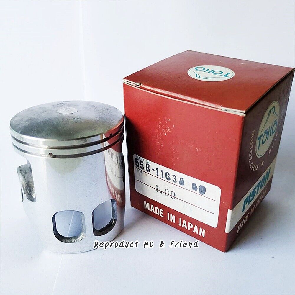Yamaha DT100 (1976-1980) MX100 (1979-1983) Piston + Ring + Pin Set OS 1.00 New