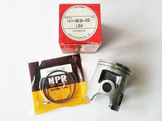 Yamaha RX100 Piston & Ring Set OS 1.50 (Diameter = 53.50mm.) New
