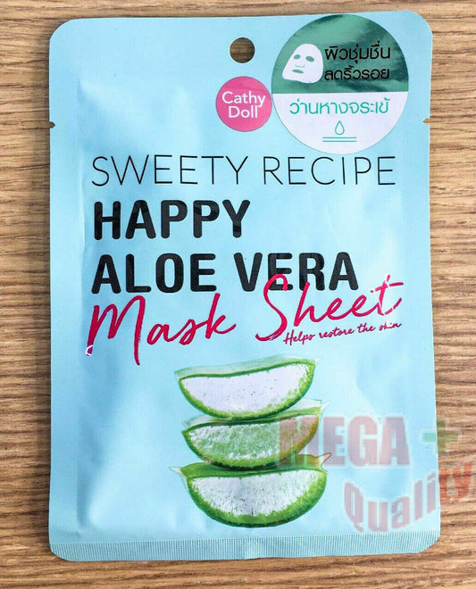Cathy Doll Aloe Vera Gel Face Mask Skin Care Moisturizing Facial Sheet Pack