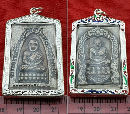 POWERFUL LP TUAD THUAD MAGIC THAI STRONG LUCKY PROTECTION BUDDHA PENDANT AMULET