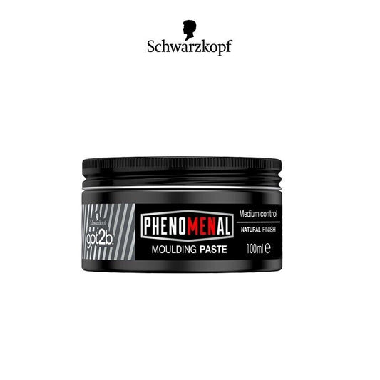 Schwarzkopf Got2b Phenomenal Moulding Paste Hair Styling Wax Men Natural 100 ml
