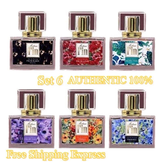 SET 6 Madame Fin Perfume Fragrance Pheromone Most Thai Famous For Women 30 ml.