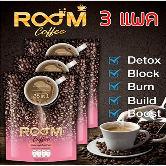 3X New Boom Coffee, Room Coffee Weight loss aid diet control Burn Slim shape