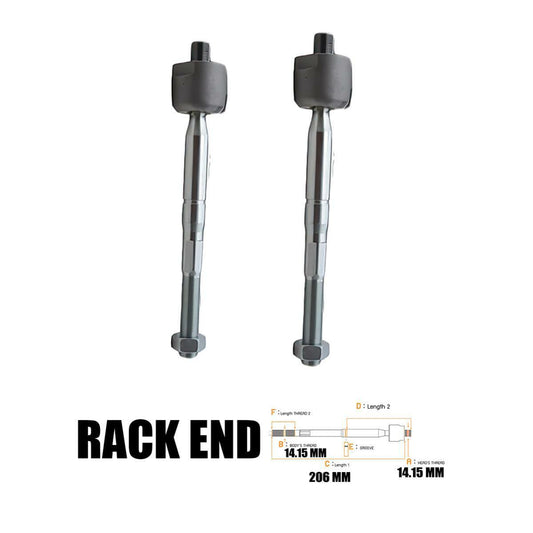 2 PCs Steering Rack End For Lexus GS300 S160 1997 1999 2001 03-2005 Sedan