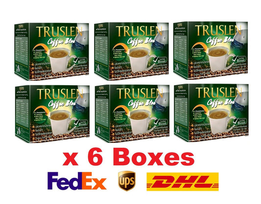 6xTruslen Coffee Bloc Instant Drink Weight Control Healthy Diet Sugar Free Halal