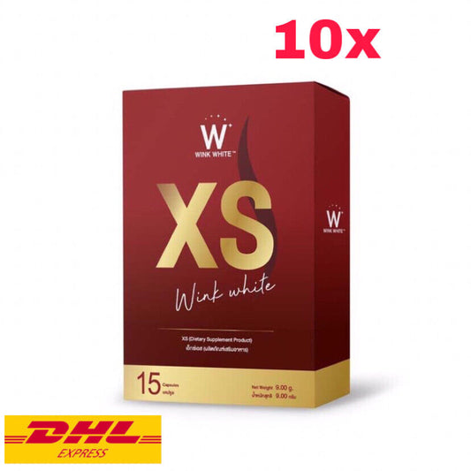 10x Original Wink White XS Slimming Weight Control Block Burn Natural Dietary