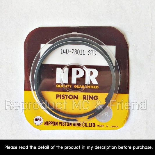 Piston Ring Set Size STD JP : Fits Suzuki TS125 RM125M TC125 TM125 DS125 RV125