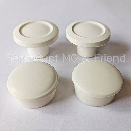 Set 4 pcs : Honda C92 C95 CA92 CA95 CB92 CA160 Front Fork & Swingarm Cap - White