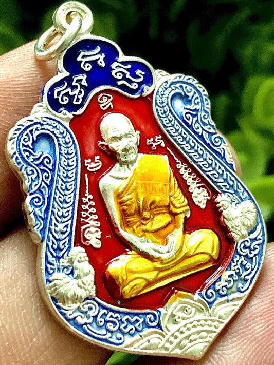 LP Ruay Wat Tako Original Box Magic Thai Buddha Amulet Charm Talisman Holy