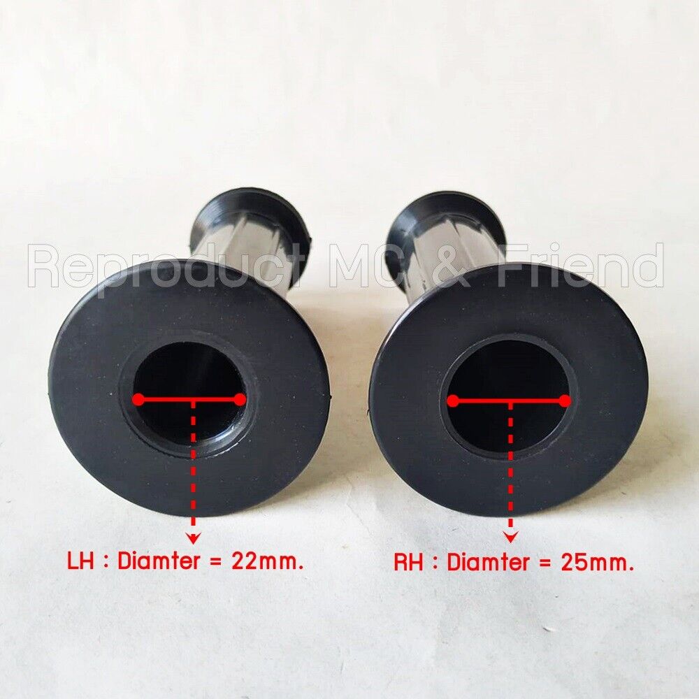Yamaha DT100 DT125 DT175 DT250 DT400 MX175 YZ80 Handle Grip Rubber L/R New