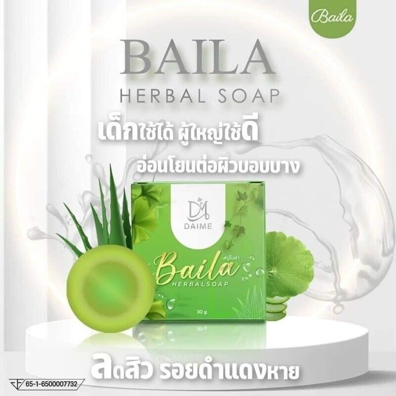 10X DAIME Baila Soap Face & Body Organic Nourish Anti Acne Dark Spots 30g